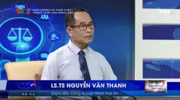 LS Thanh tai VTV talk show ve tranh chap hop dong bao hiem