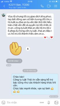 Khach hang tri an ls Thanh