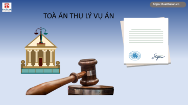 thụ lý vụ án 