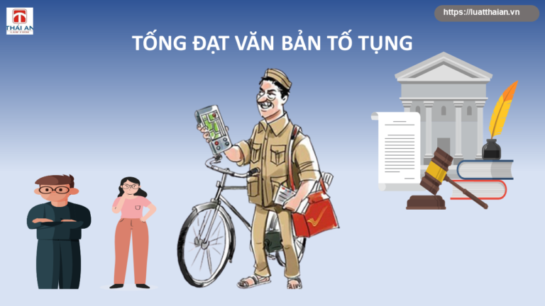Tống đạt văn bản tố tụng dân sự như thế nào ?
