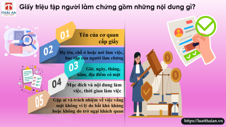 Triệu tập người làm chứng: Quy định cần biết!