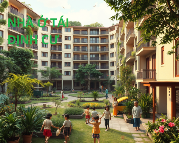 bố trí nhà tái định cư