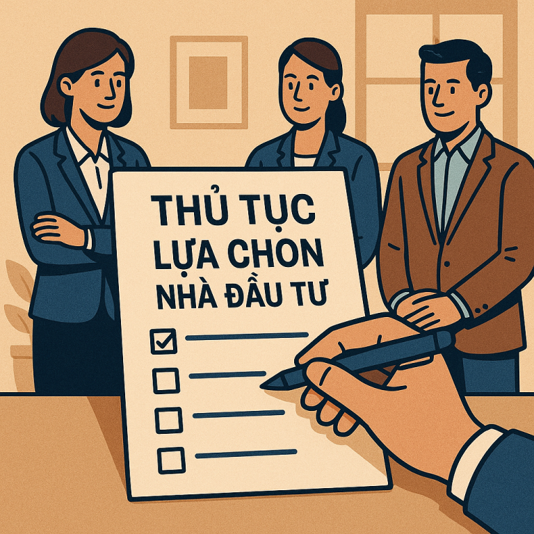 Thủ tục lựa chọn nhà đầu tư kể từ ngày 01/01/2024
