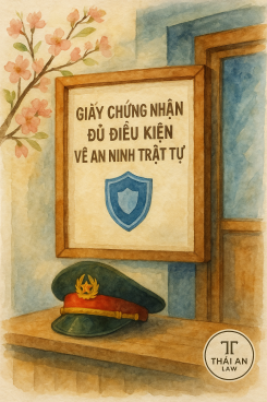 Xin cấp Giấy chứng nhận đủ điều kiện về an ninh trật tự: Điều kiện, hồ sơ, thủ tục như thế nào ? 2 Giấy chứng nhận đủ điều kiện về an ninh trật tự
