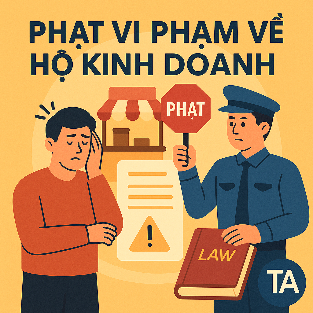 phạt vi phạm về hộ kinh doanh