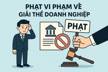 phạt vi phạm về giải thể doanh nghiệp