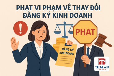 phạt vi phạm về thay đổi đăng ký kinh doanh