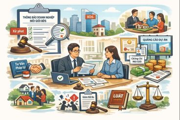 thông báo doanh nghiệp môi giới bất động sản