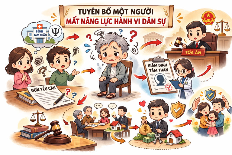 Tuyên bố một người mất năng lực hành vi dân sự – Hiểu đúng để bảo vệ quyền lợi hợp pháp