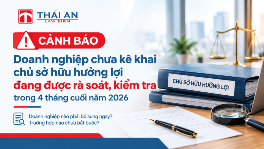 Kiểm tra nội dung về chủ sở hữu hưởng lợi của doanh nghiệp năm 2026